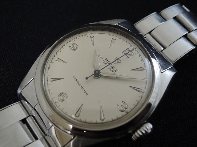 ☆ロレックス セミバブルバック 6084 1952年代製 メンズ腕時計 ...